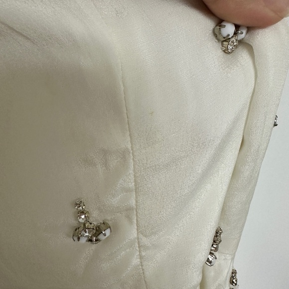 Alice + Olivia NWT Gilda Lace Back Embellished Dress sz 4 - Picture 13 of 13